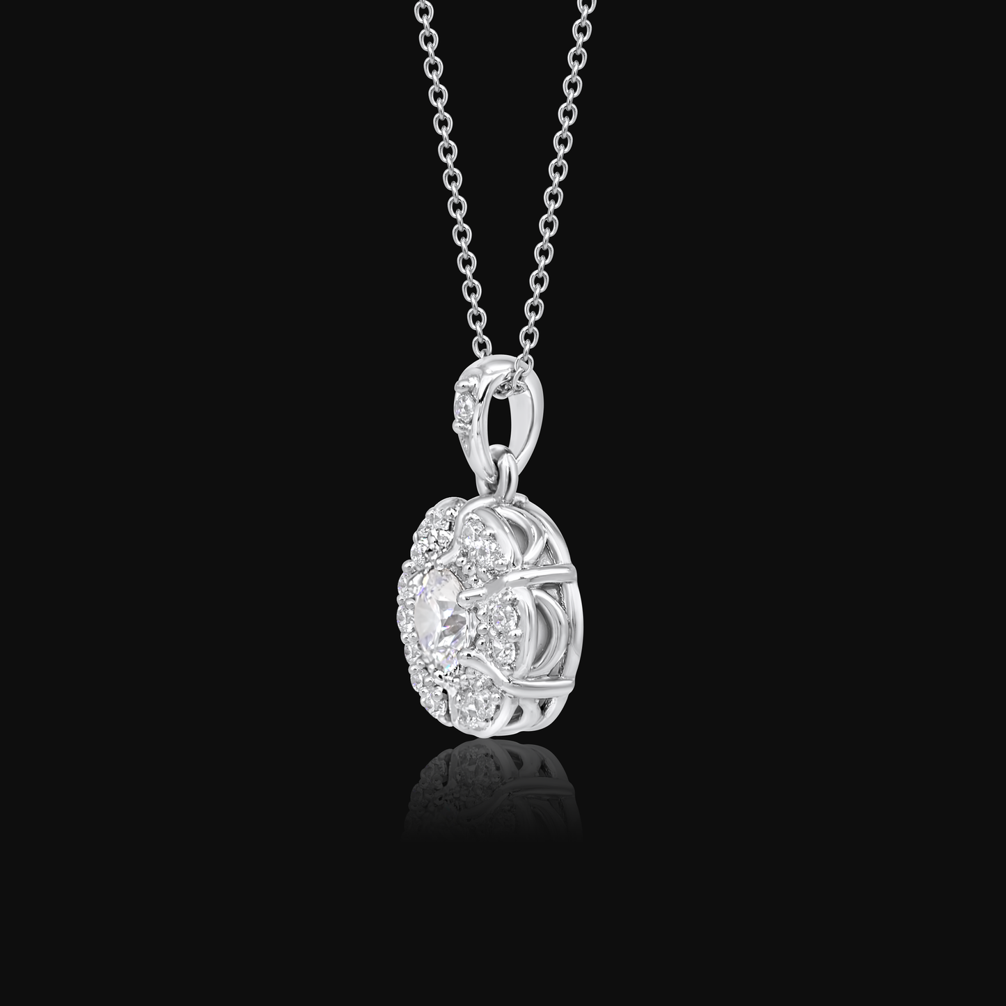 Momento 0.50ct Lab Grown Diamond digital locket 14K