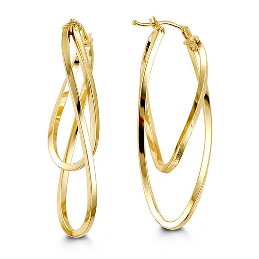 Double Wavy Yellow Hoop