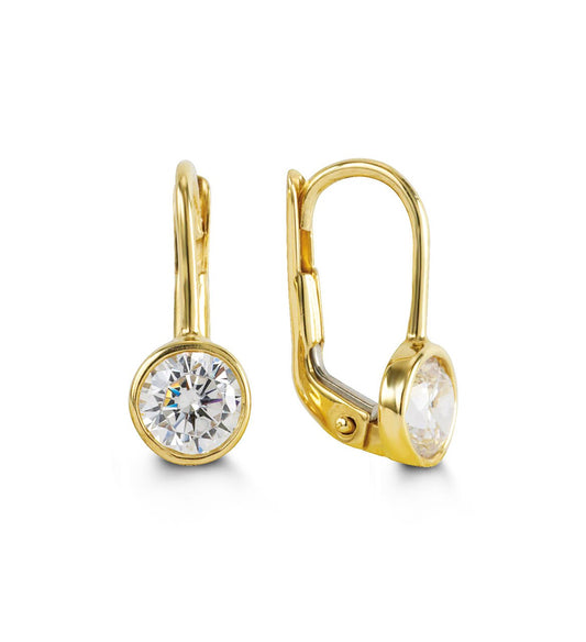 April French Back Droplet Earring