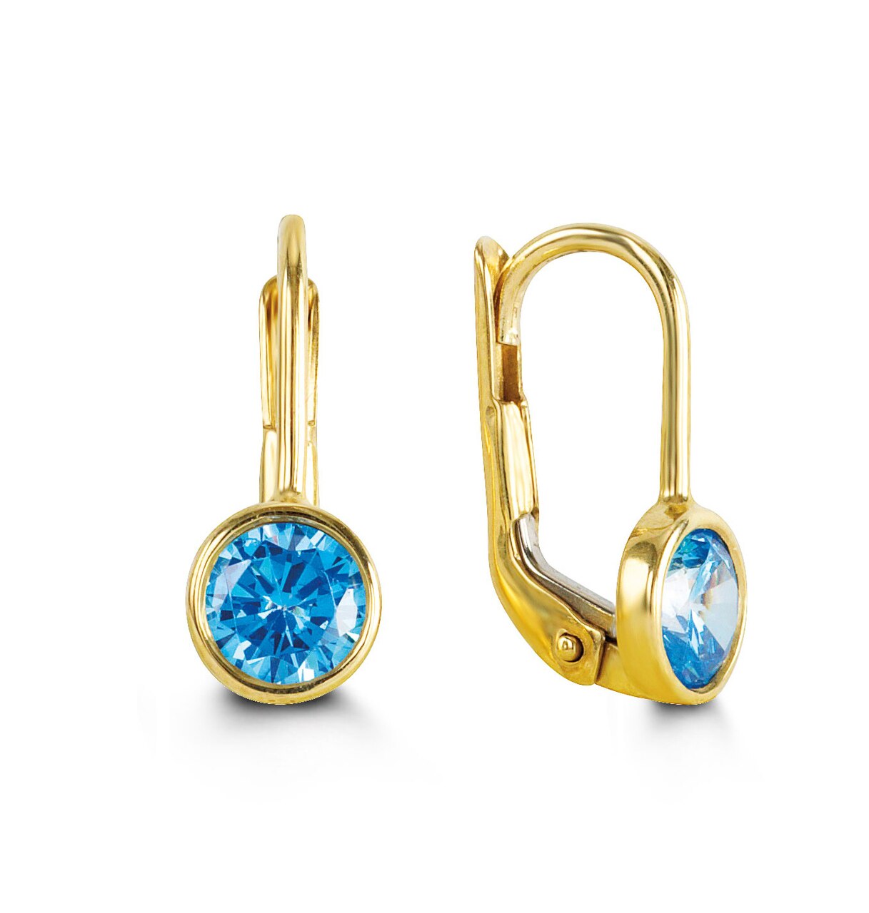 December French Back Droplet Earring