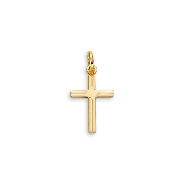 10K Yellow Gold Faith Charm Pendant