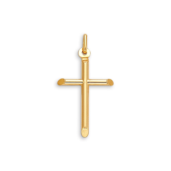 10K Yellow Gold Faith Charm Pendant