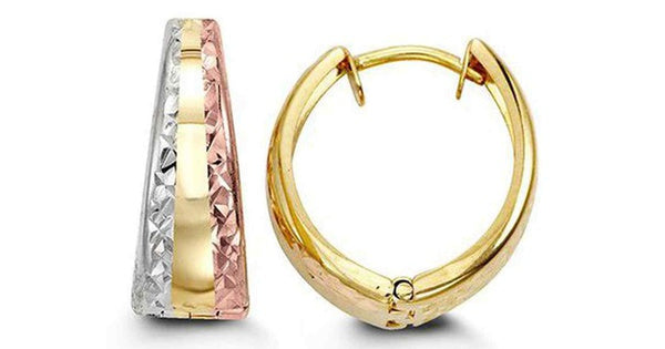 Tapered Tri- Gold Huggies