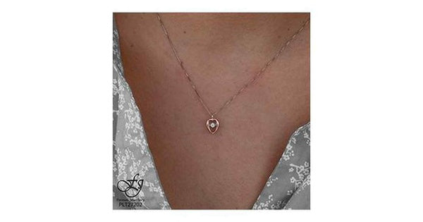 10K Rose & White Gold Pulse-Dancing Diamond (0.02 ct. T.W.)  Necklace