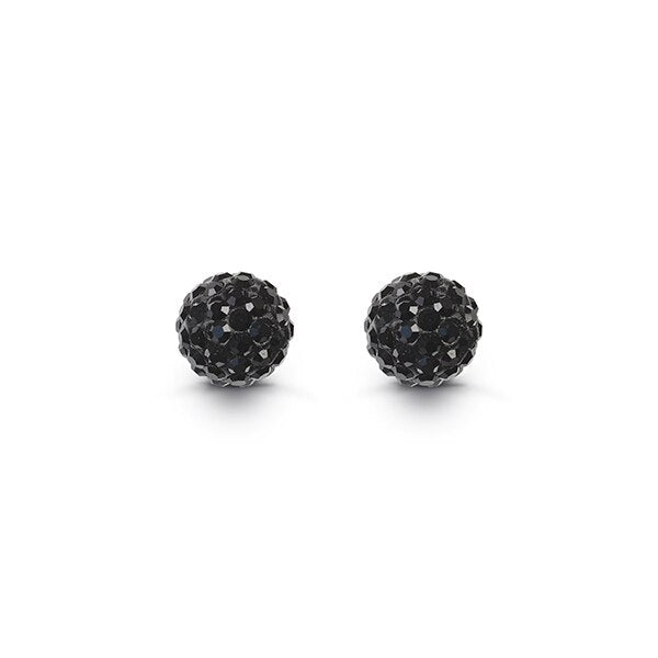 Black FireCrackers Studs in 10K Gold