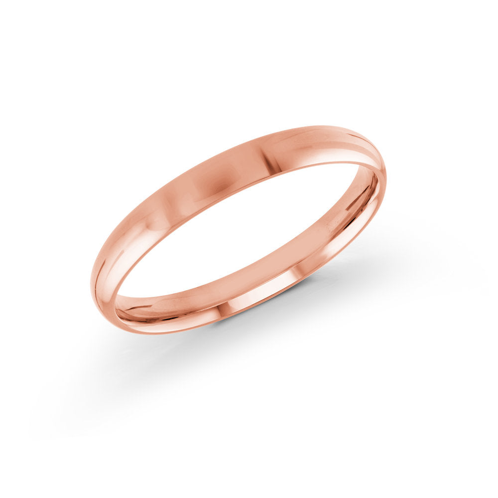 White Gold Ring Comfort Fit Size 3mm