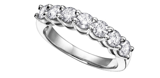 0.50 ct T.W. Canadian Diamond 14K White Gold Anniversary Band