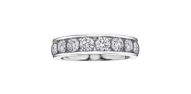 0.50 ct T.W. Diamond 14K White Gold Anniversary Band