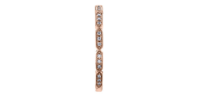 0.08 ct T.W. Diamond White Gold Ring Stack