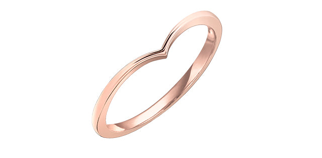 Contour Rose Gold Ring Stack