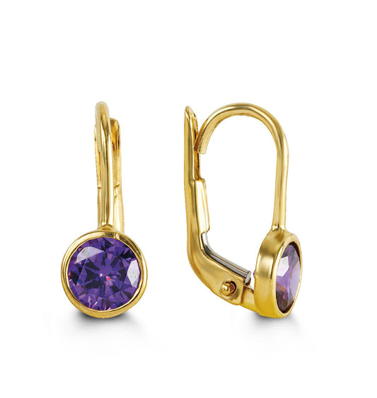 February French Back Droplet Earring
