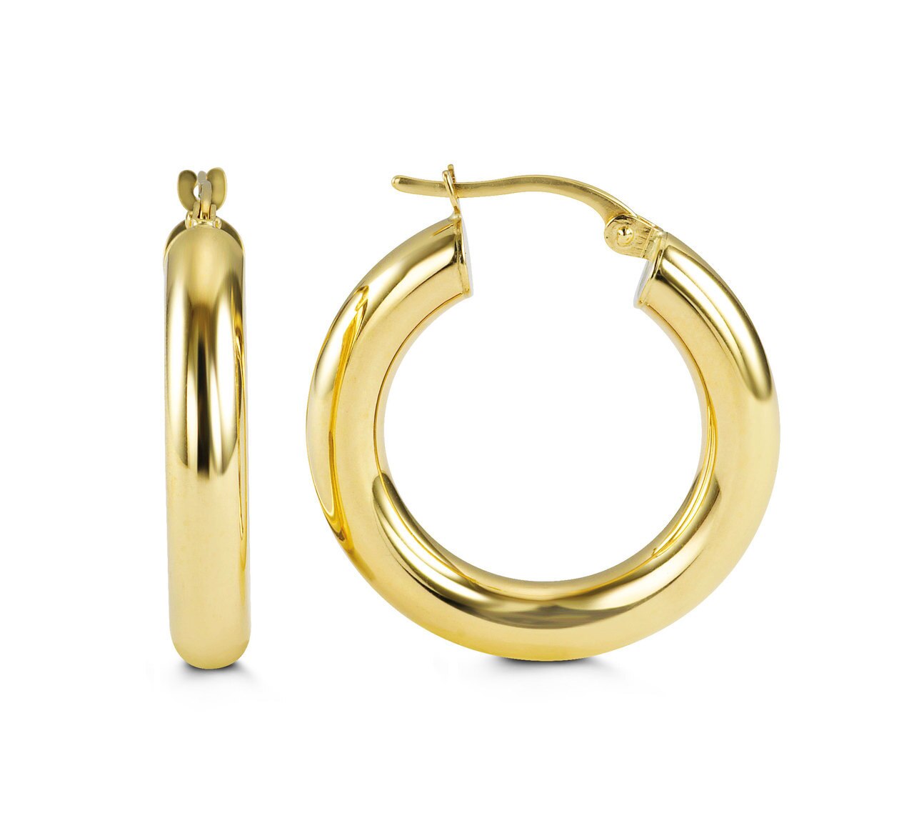 24mm Yellow Gold Classic Hoops