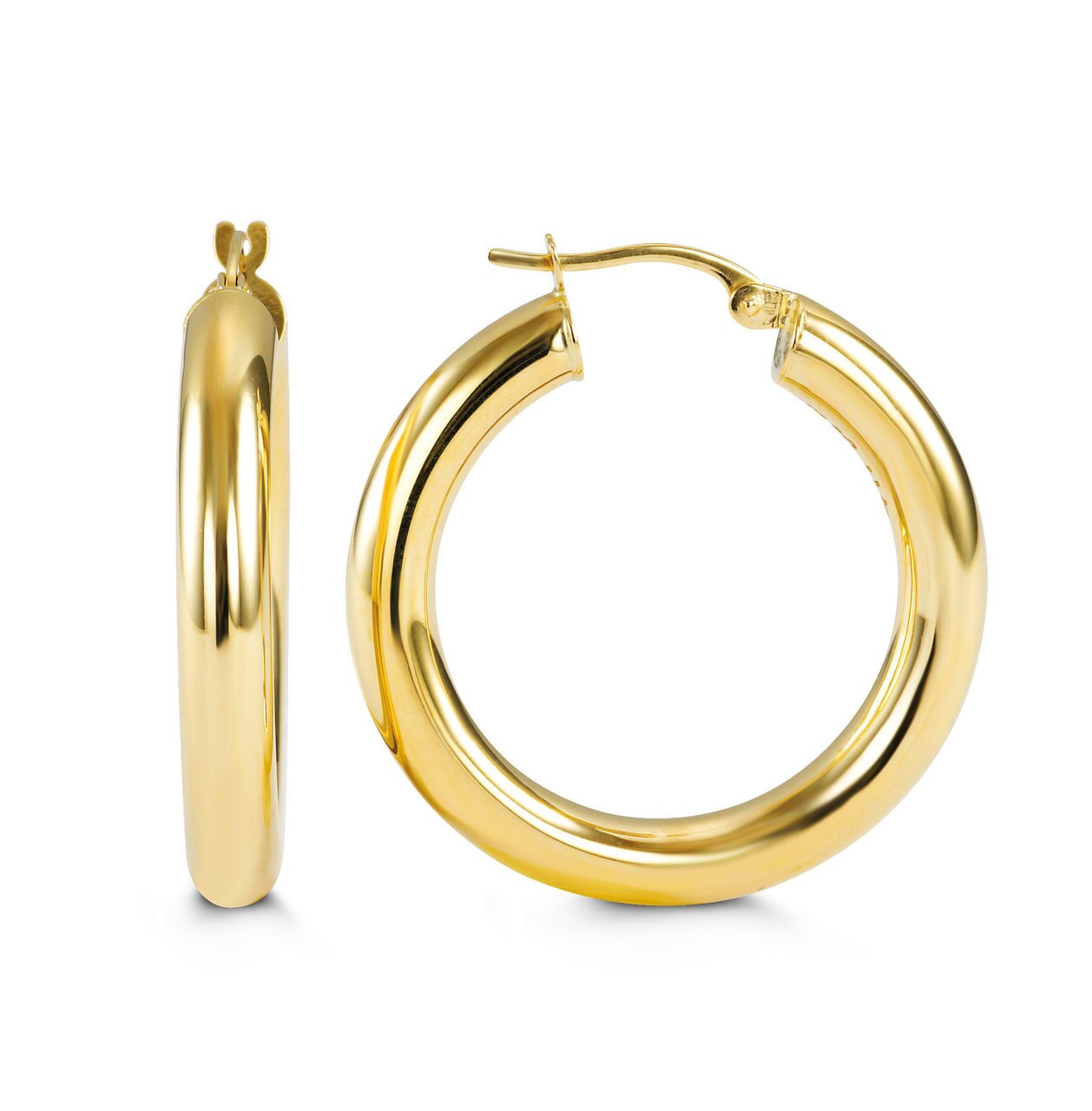 29mm Yellow Gold Classic Hoops