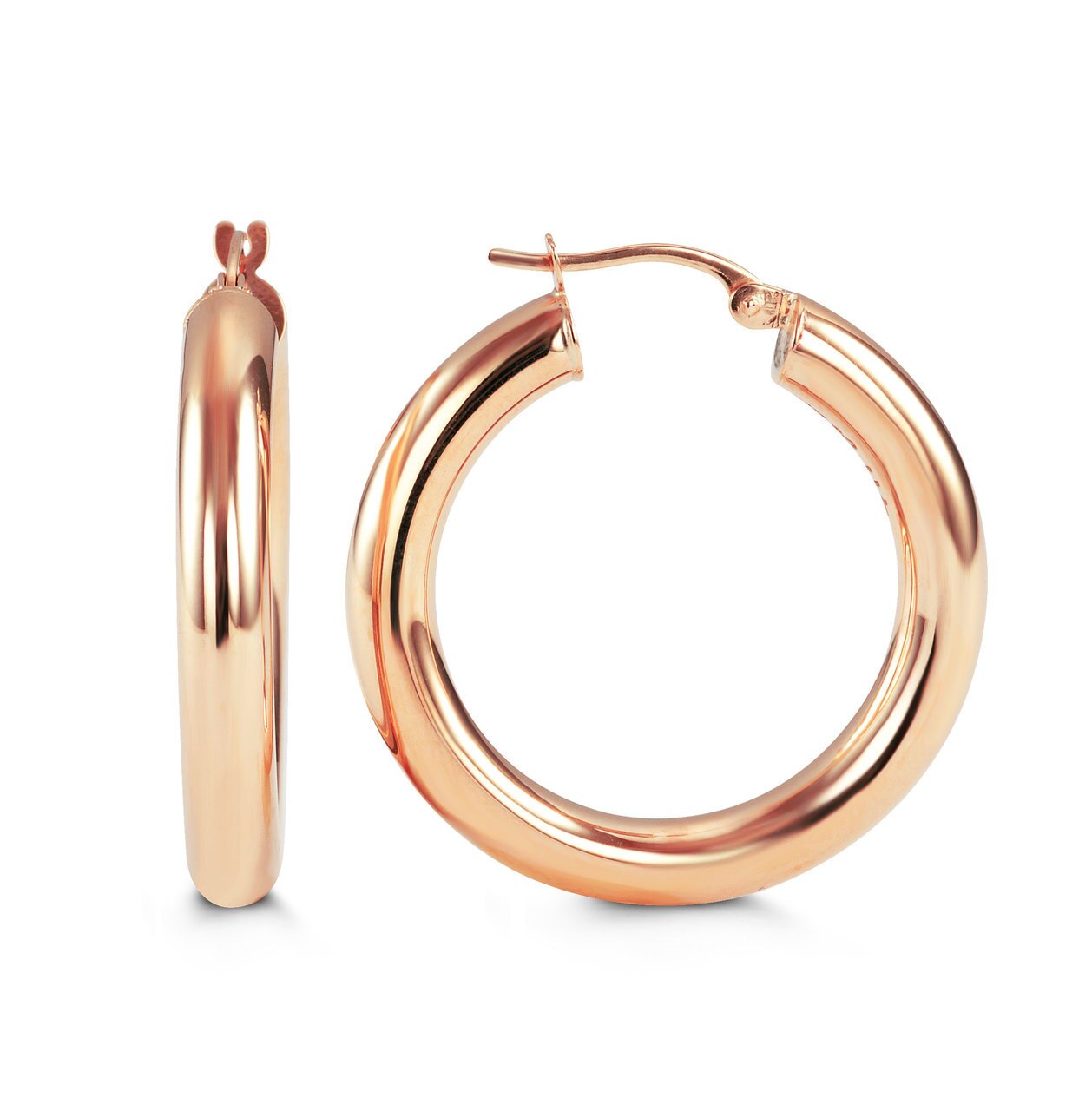 29mm Rose Gold Classic Hoops