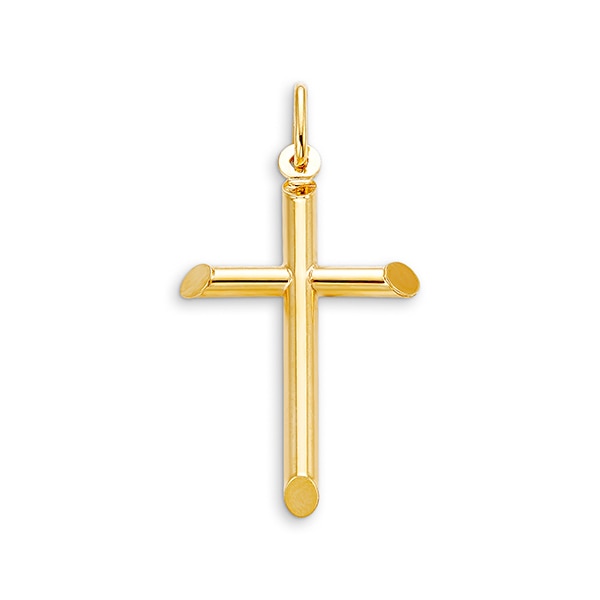 10K Yellow Gold Faith Charm Pendant