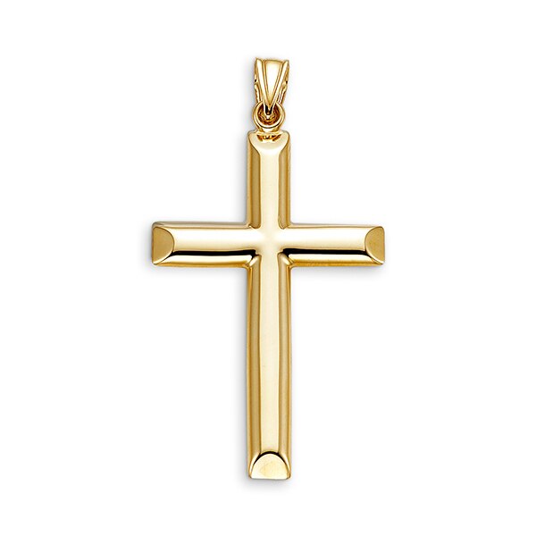 10K Yellow Gold Faith Charm Pendant