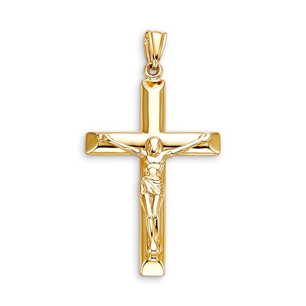 10K Yellow Gold Faith Charm Pendant