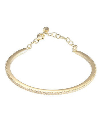 Fancy Bracelet in Sterling Silver and18K Yellow Gold Plate