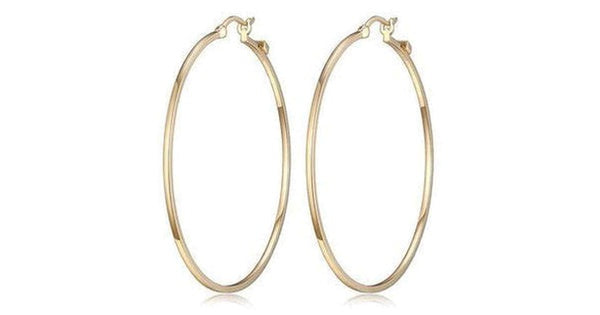 Fancy Earring in Sterling Silver and18K Yellow Gold Plate