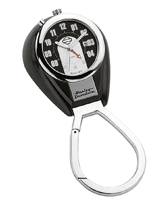 Bulova Harley-Davidson Alarm Pocket Watch 78B114