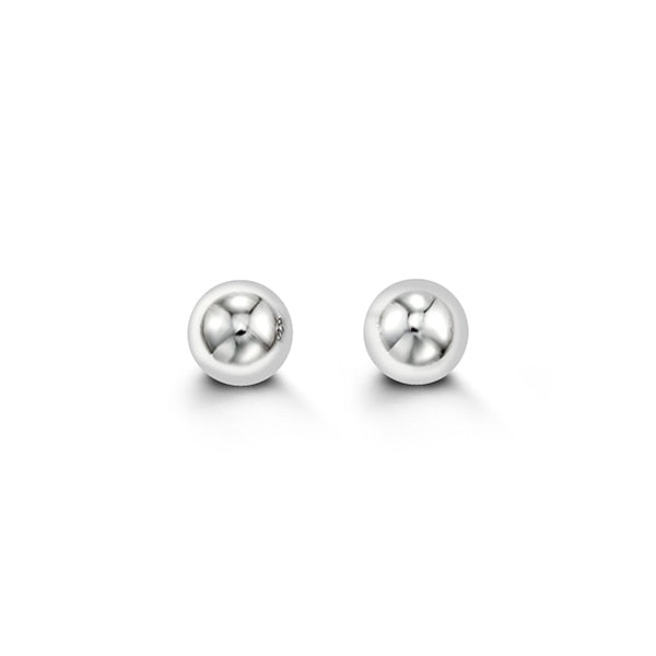 6mm Ball Studs in 14K White Gold