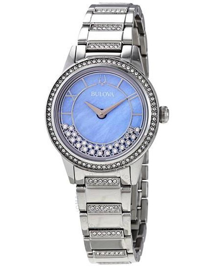 Bulova TurnStyle Swarovski Crystal Women's Watch with Mother of Pearl 96L260