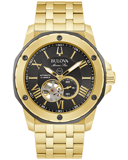 Bulova Marine Star Men's Automatic Watch 98A273