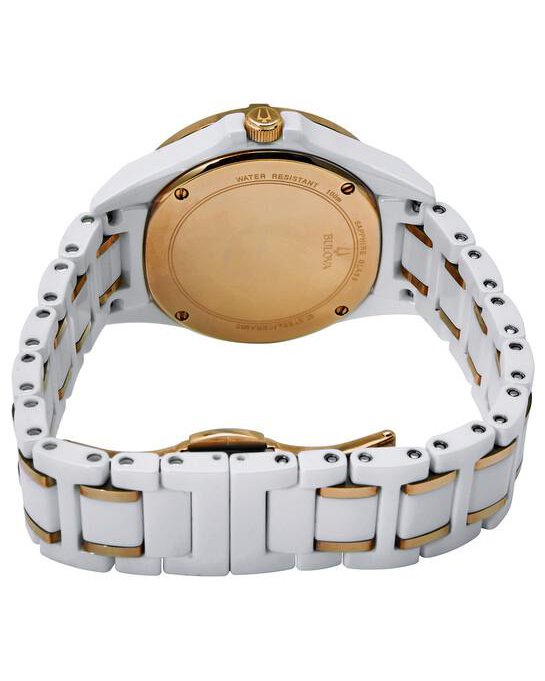 Bulova Marine Star Women's Diamond Ceramic Watch with Mother-of