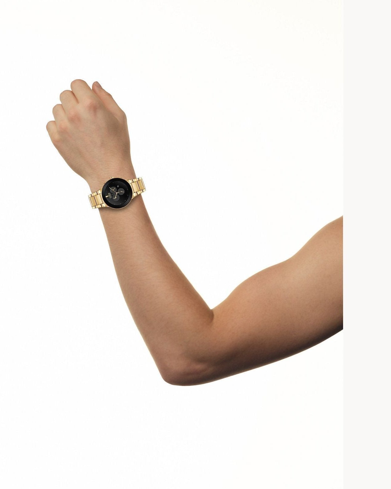 Citizen Eco-Drive Axiom Gold-tone Black dial Watch (Model AT2242-55E)