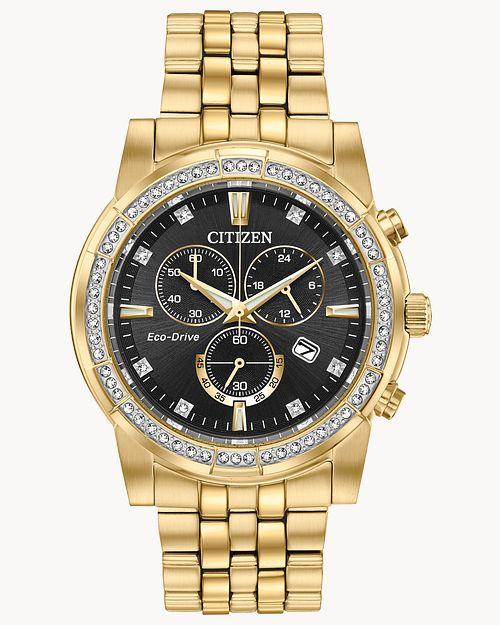 Citizen Eco-Drive Corso Gold-Tone Watch (Model AT2452-52E)