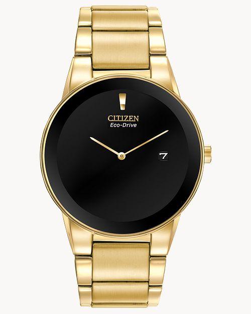 Citizen Eco-Drive  Axiom Gold-tone Watch (Model AU1062-56E)