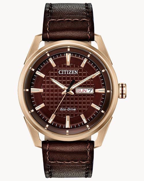 Citizen Eco-Drive Drive Rose-Tone Watch (Model AW0083-08X)
