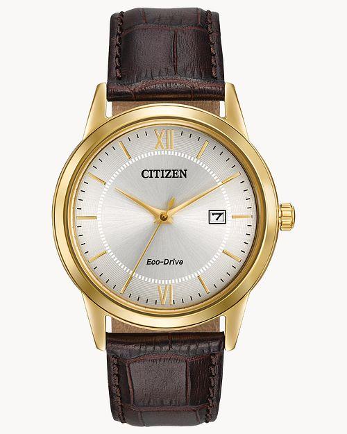 Citizen Eco-Drive Corso Silver-Tone Watch ( Model AW1232-04A)