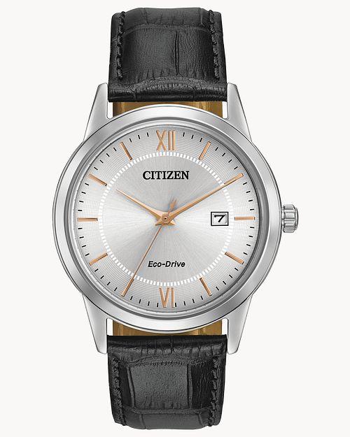 Citizen Eco-Drive Corso Silver-Tone Watch(Model AW1236-03AM