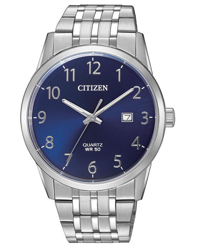 Citizen Quartz Watch with Blue Dial (Model BI5000-52L)