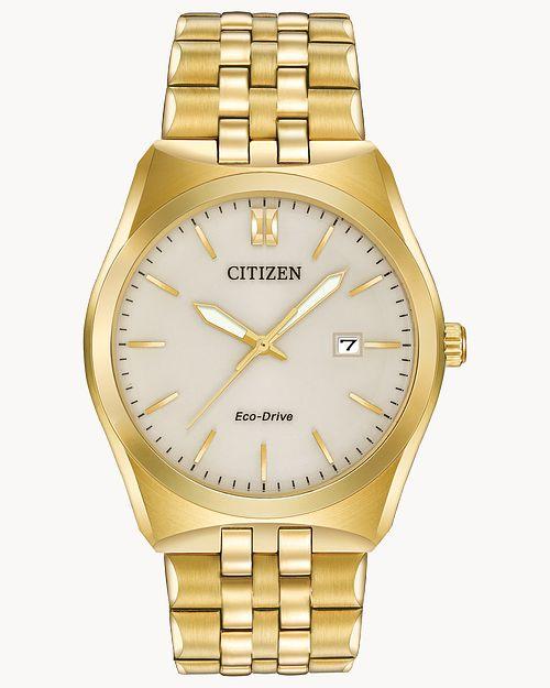 Citizen Eco-Drive Corso Gold-Tone Watch ( Model BM7332-53P)