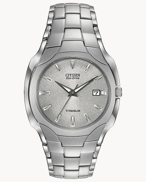 Citizen Eco-Drive Super Titanium Paradigm Silver-tone Watch (Model BM7440-51A)