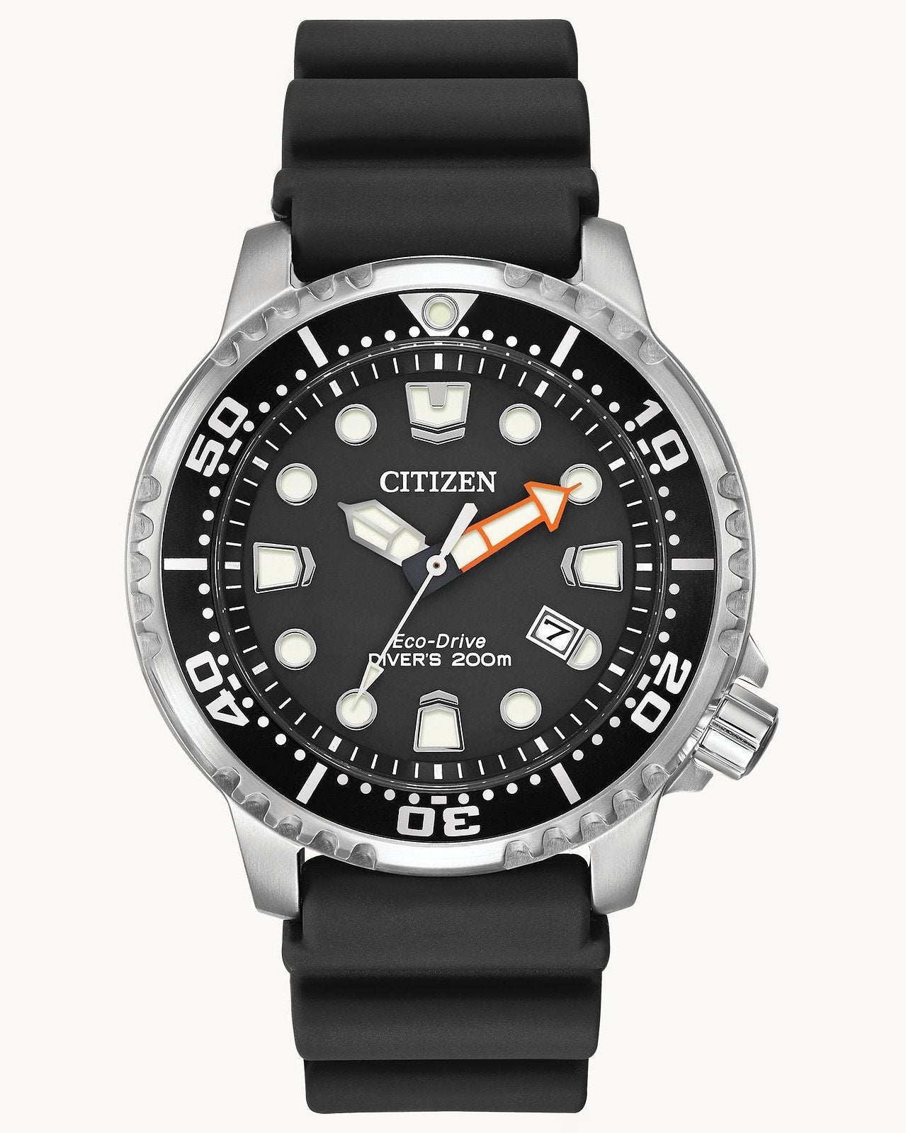 Citizen Eco-Drive Promaster Diver Silver-Tone Watch (Model BN0150-28E)