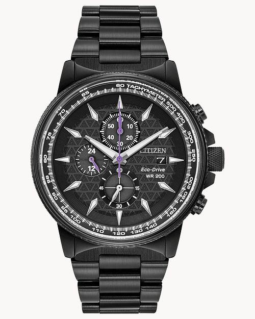 Citizen Eco-Drive Black Panther Black-tone Watch (Model CA0297-52W)