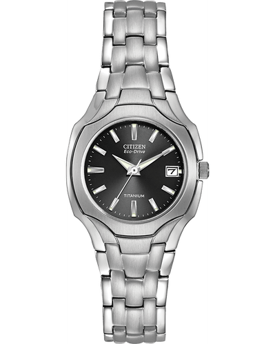 Citizen's Paradigm Quartz Titanium Watch with Silver-tone (Model EW1400-53H)