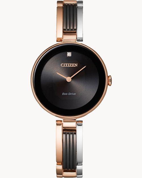 Citizen Eco-Drive Axiom Tri-Tone Watch (Model EX1536-55E)