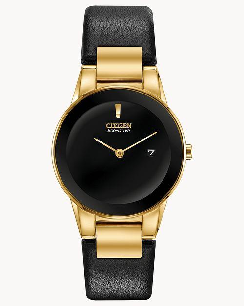 Citizen Eco-Drive Axiom Gold-Tone Watch (Model GA1052-04E)