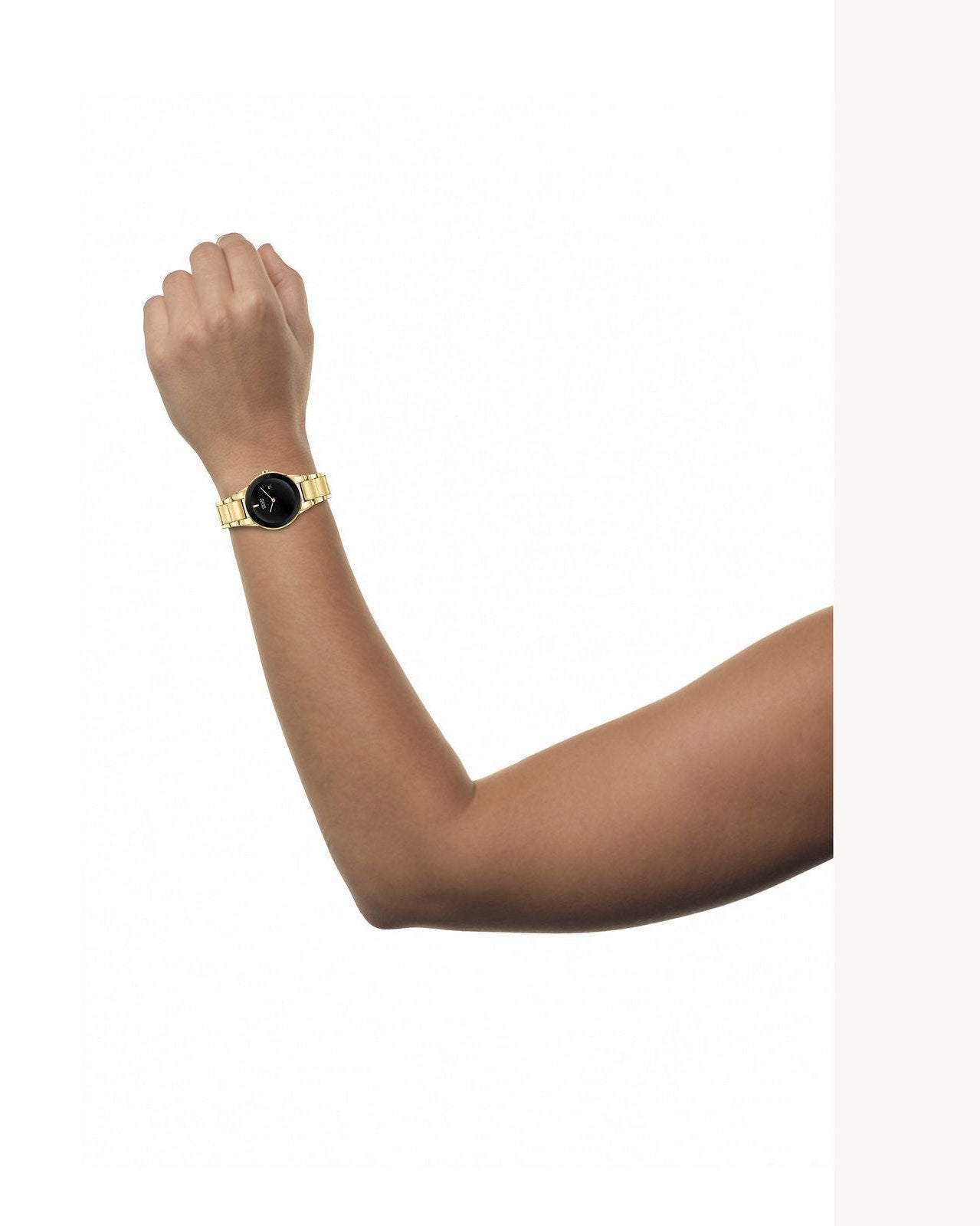 Citizen Eco-Drive Axiom Gold-tone Black dial Watch(Model GA1052-55E)