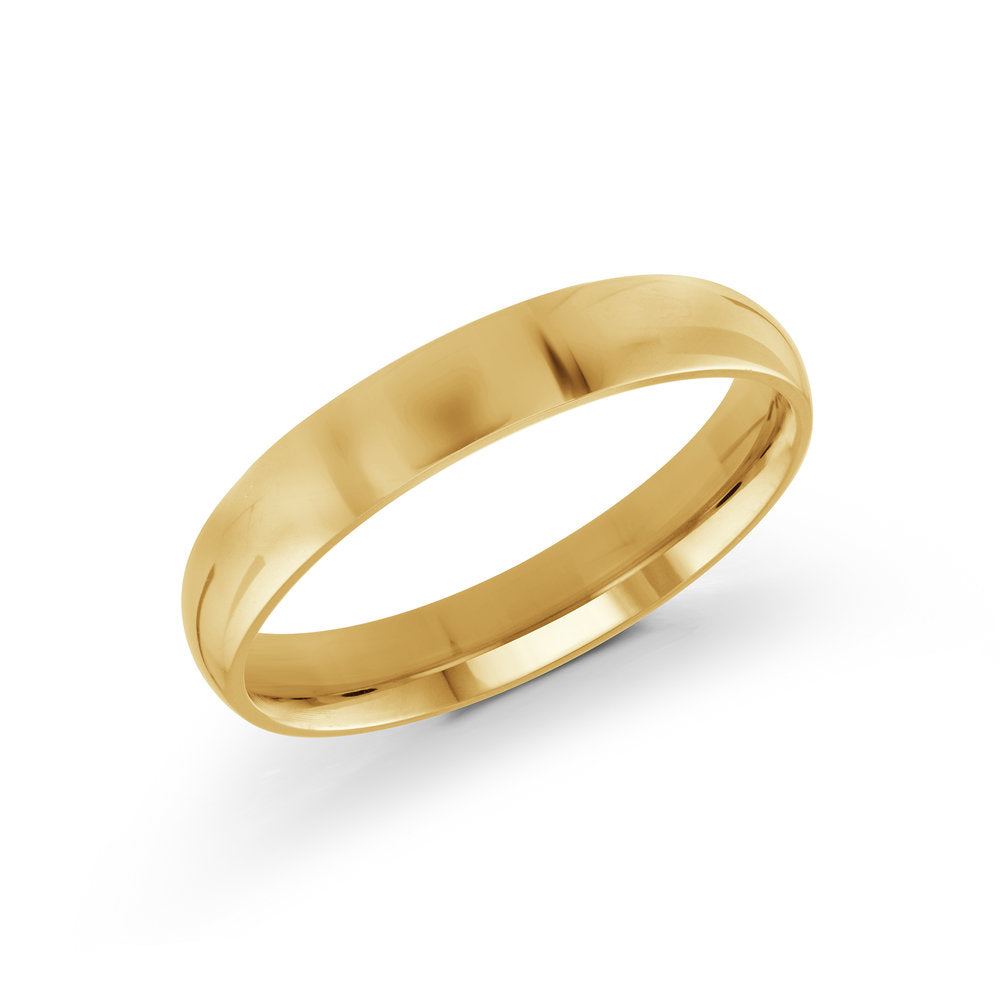 Yellow Gold Ring Comfort Fit Size 4mm