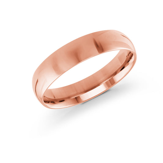 Rose Gold Ring Comfort Fit Size 5mm