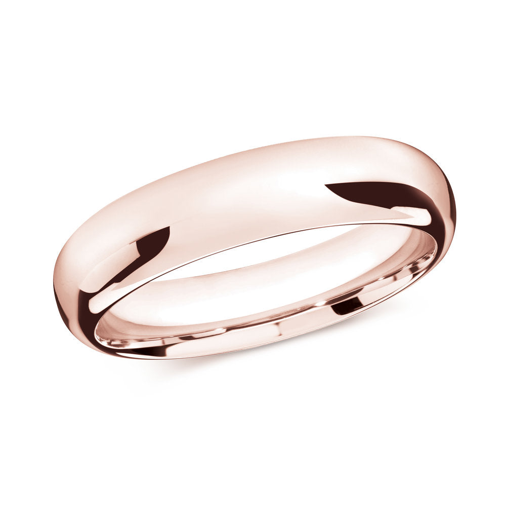 Rose Gold Ring Comfort Fit Size 6mm