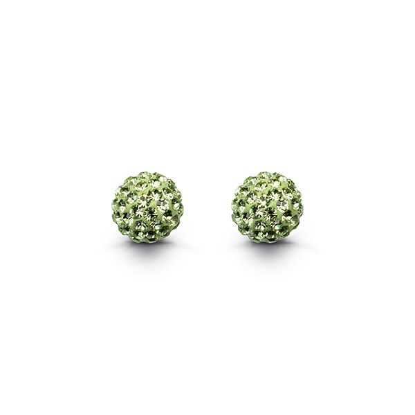Lime FireCrackers Studs in 10K Gold