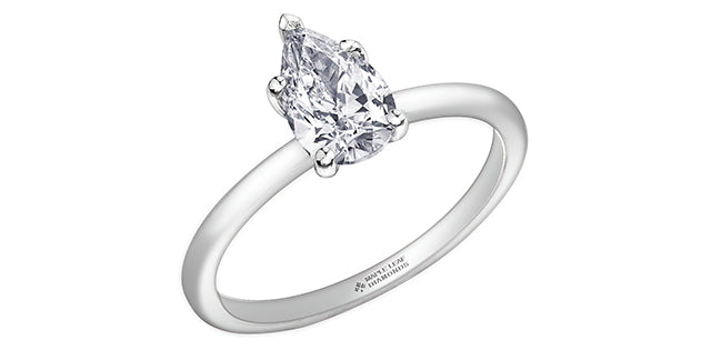 1.00 ct T.W  Canadian Diamond Solitaire Engagement Ring in 18KPD White Gold