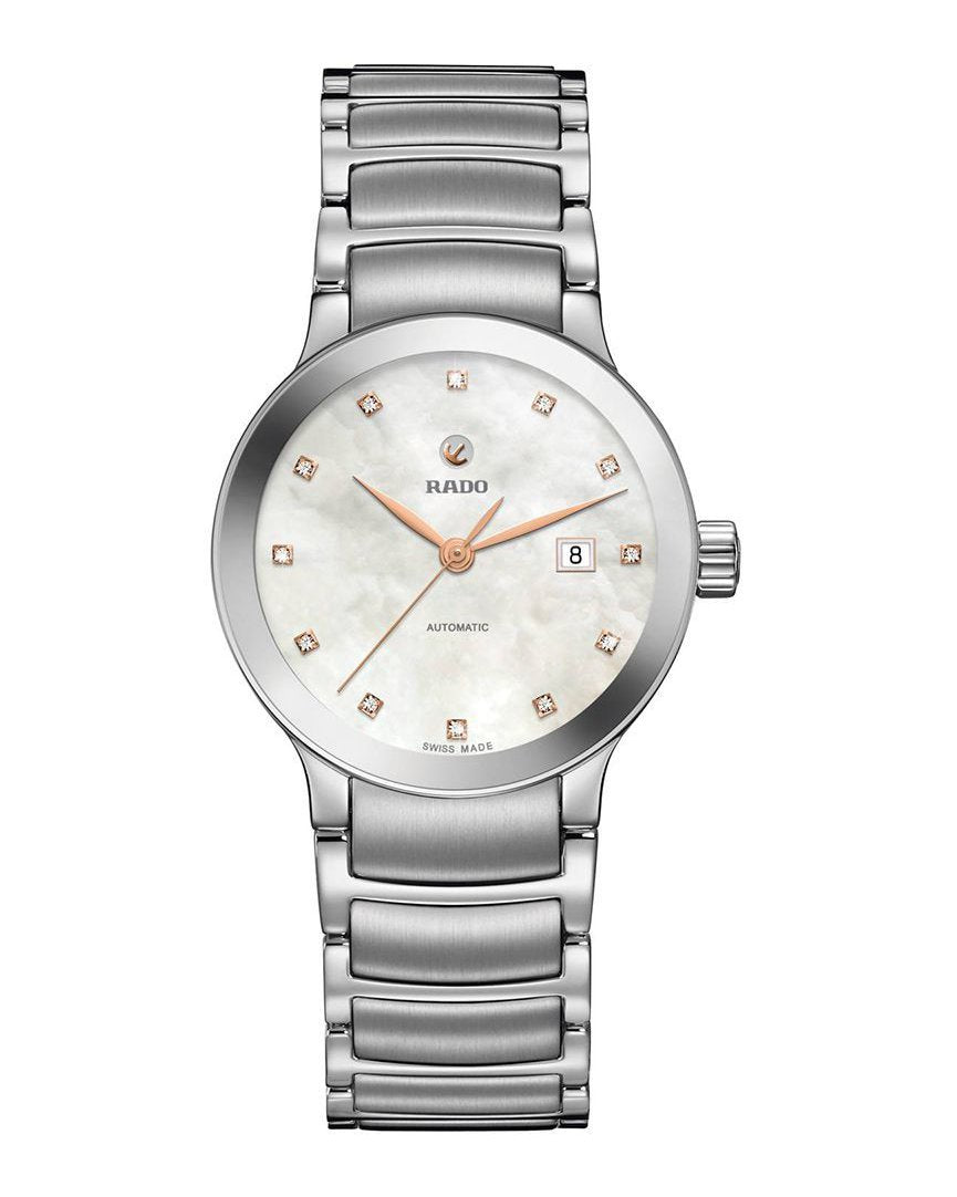 Rado Centrix Mother of Pearl Diamond Watch- R30027923