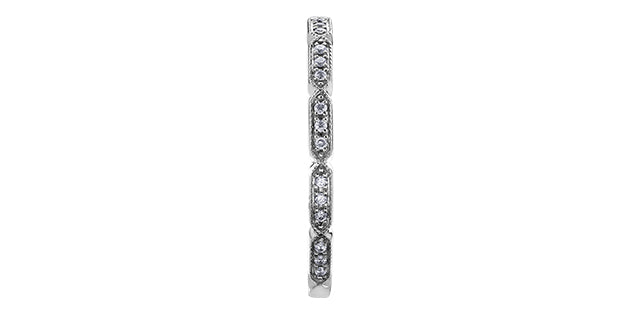 0.08 ct T.W. Diamond White Gold Ring Stack